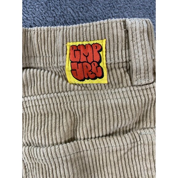 Empyre Pants Women's Size 26 Relax Corduroy Beige Adjustable Waist Street Y2K - Picture 4 of 8